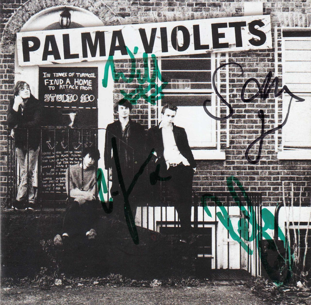 Palma Violets 180 - Autographed UK CD album (CDLP) RTRADCD700