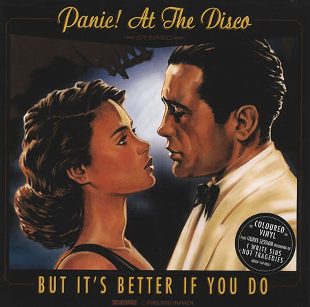 Panic At The Disco But It's Better If You Do - Red Vinyl UK 7" vinyl single (7 inch record / 45) AT0242X