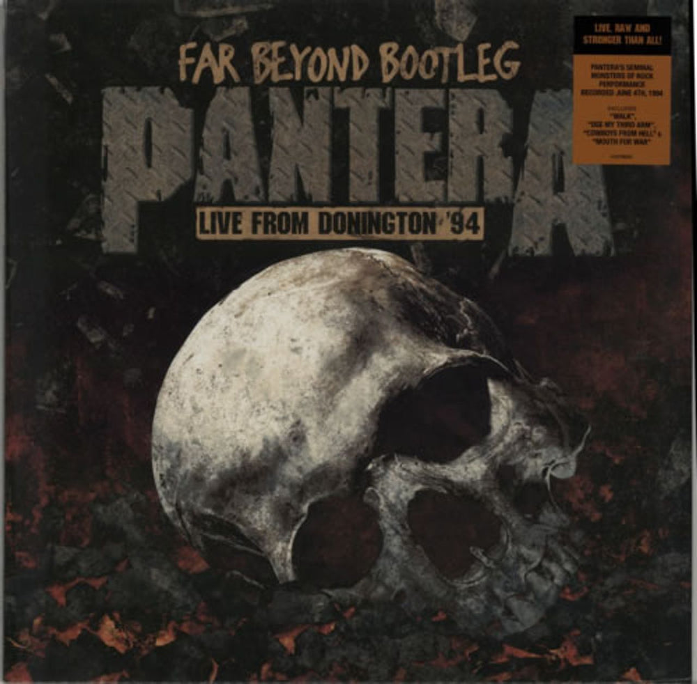 Pantera Far Beyond Bootleg - Live From Donington '94 UK vinyl LP album (LP record) 8122796028