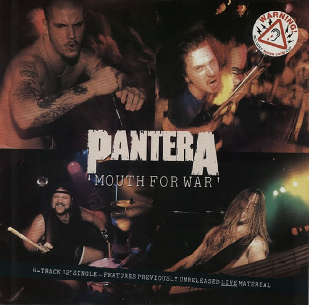 Pantera Mouth For War UK 12" vinyl single (12 inch record / Maxi-single) A5845T