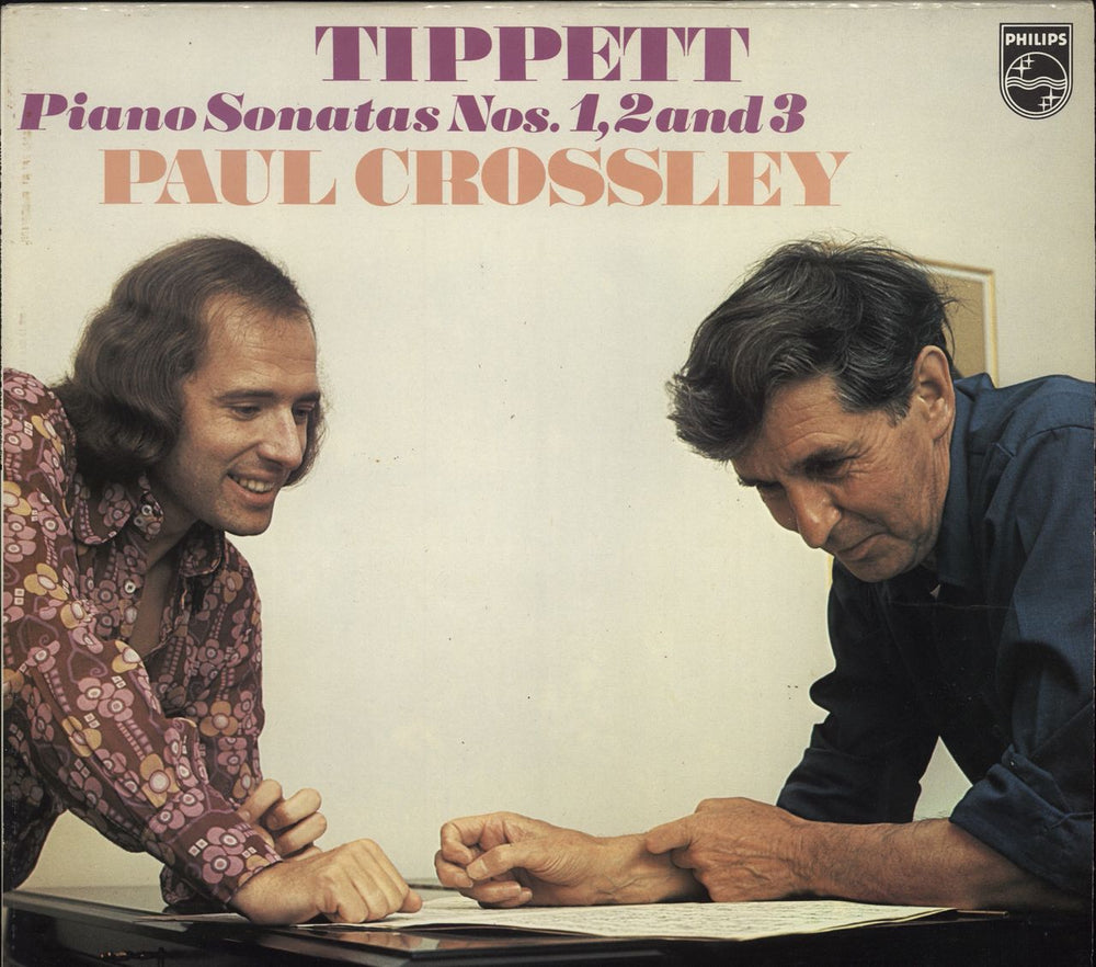 Paul Crossley Tippett: Piano Sonatas Nos. 1, 2 & 3 UK vinyl LP album (LP record) 6500534