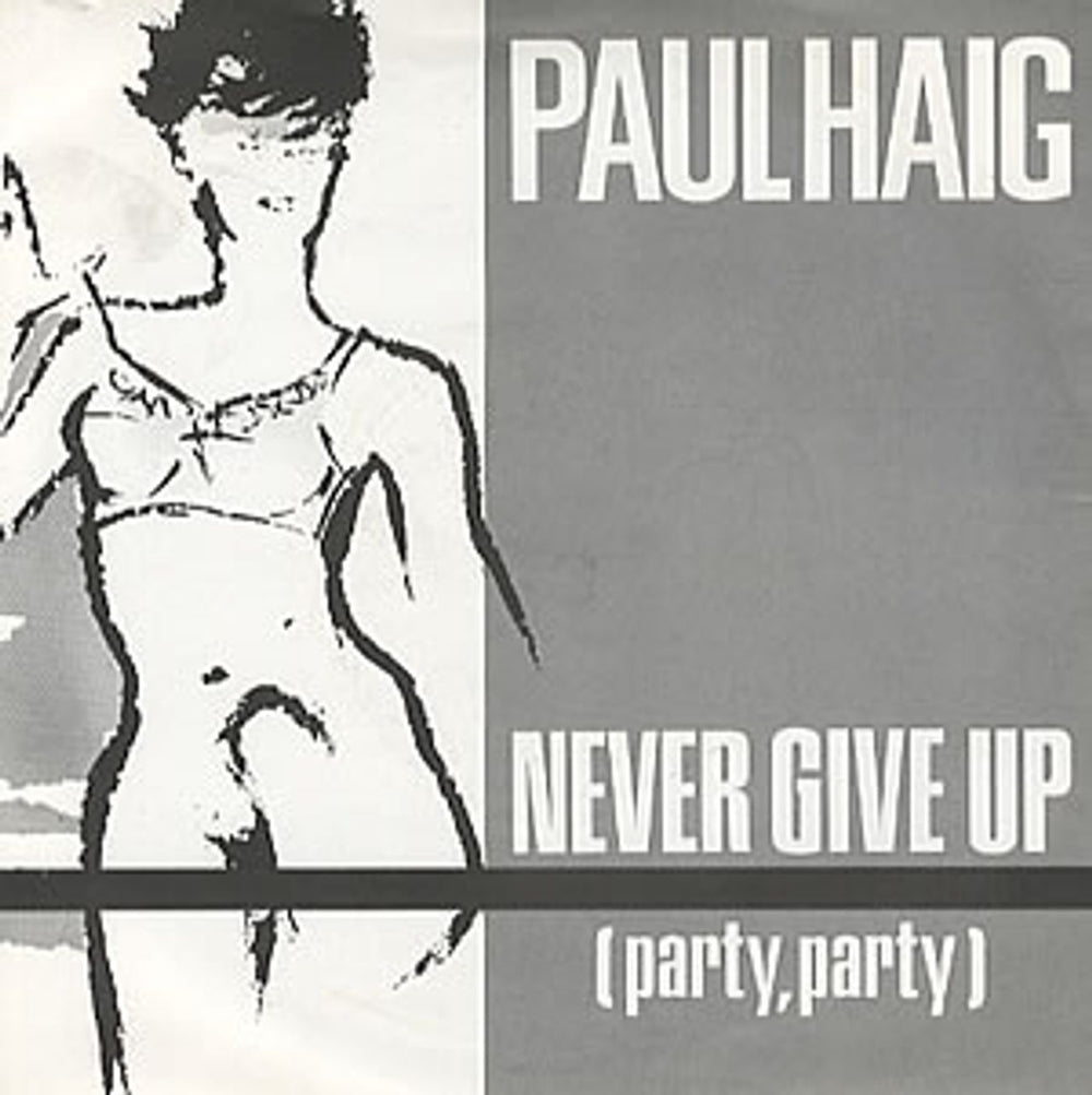 Paul Haig Never Give Up UK 7" vinyl single (7 inch record / 45) IS124