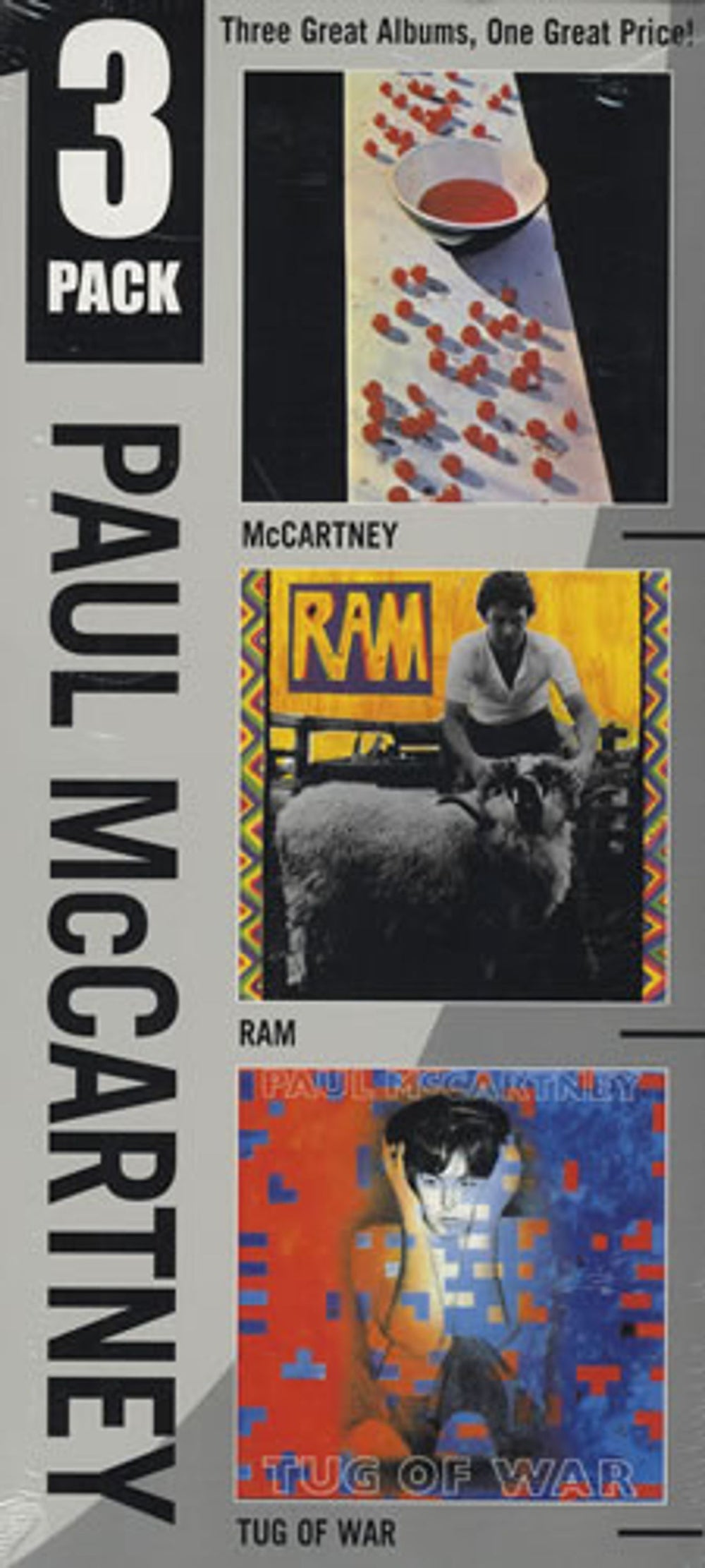 Paul McCartney and Wings 3 Pack - McCartney / Ram / Tug Of War US box set 74235-40618-2-0