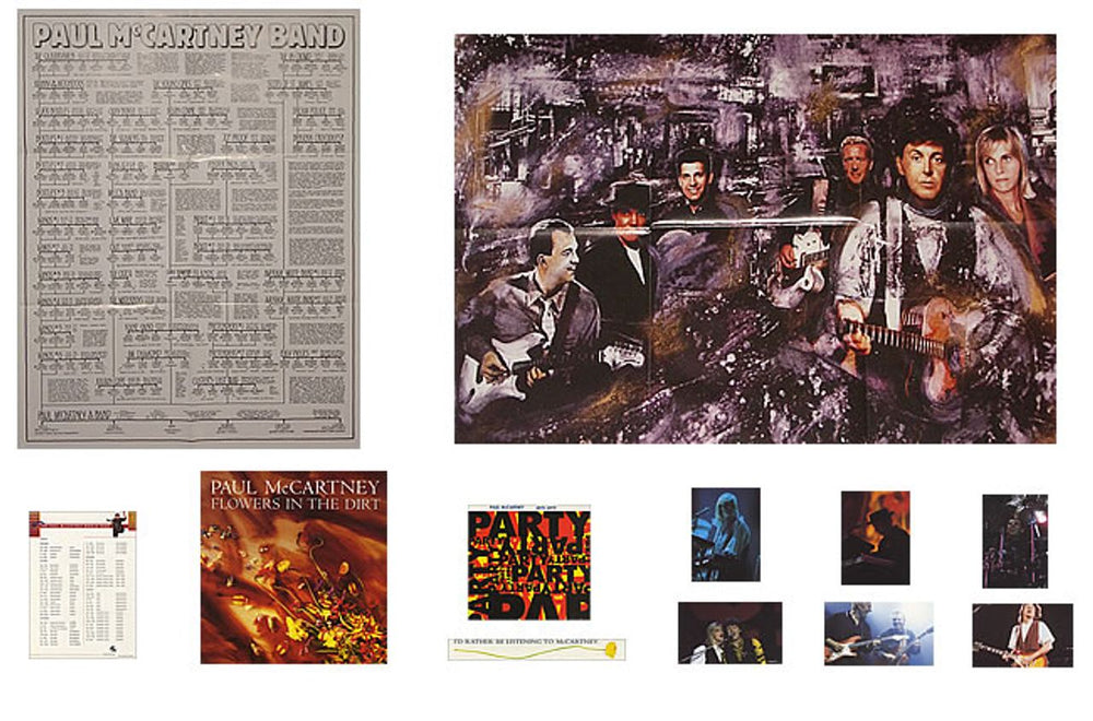 Paul McCartney and Wings Flowers In The Dirt - World Tour Pack UK vinyl LP album (LP record) MCCLPFL12524