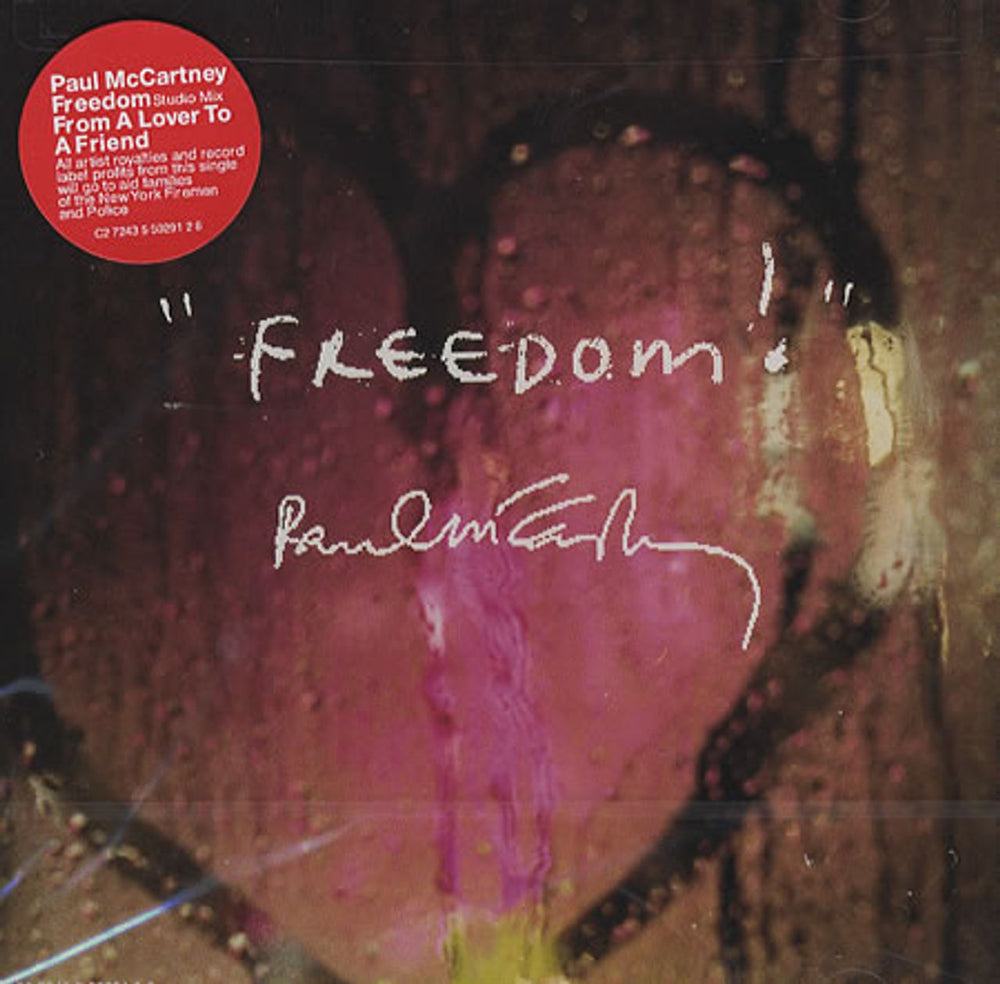 Paul McCartney and Wings Freedom/From A Lover To A Friend US CD single (CD5 / 5") 550291-2