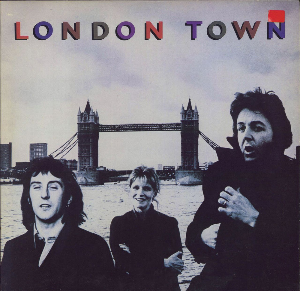 Paul McCartney and Wings London Town + Poster - EX Swedish vinyl LP album (LP record) 7C062-60521