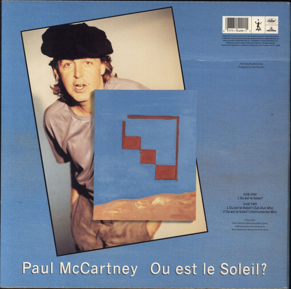 Paul McCartney and Wings Ou Est Le Soleil? US 12" vinyl single (12 inch record / Maxi-single) 077771549915