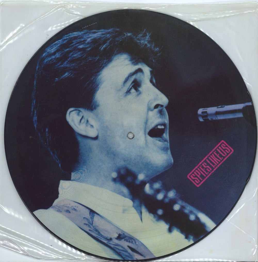 Paul McCartney and Wings Spies Like Us UK 12" vinyl picture disc (12 inch picture record) 12RP6118