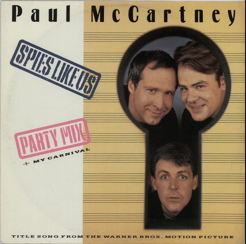 Paul McCartney and Wings Spies Like Us UK 12" vinyl single (12 inch record / Maxi-single) 12R6118