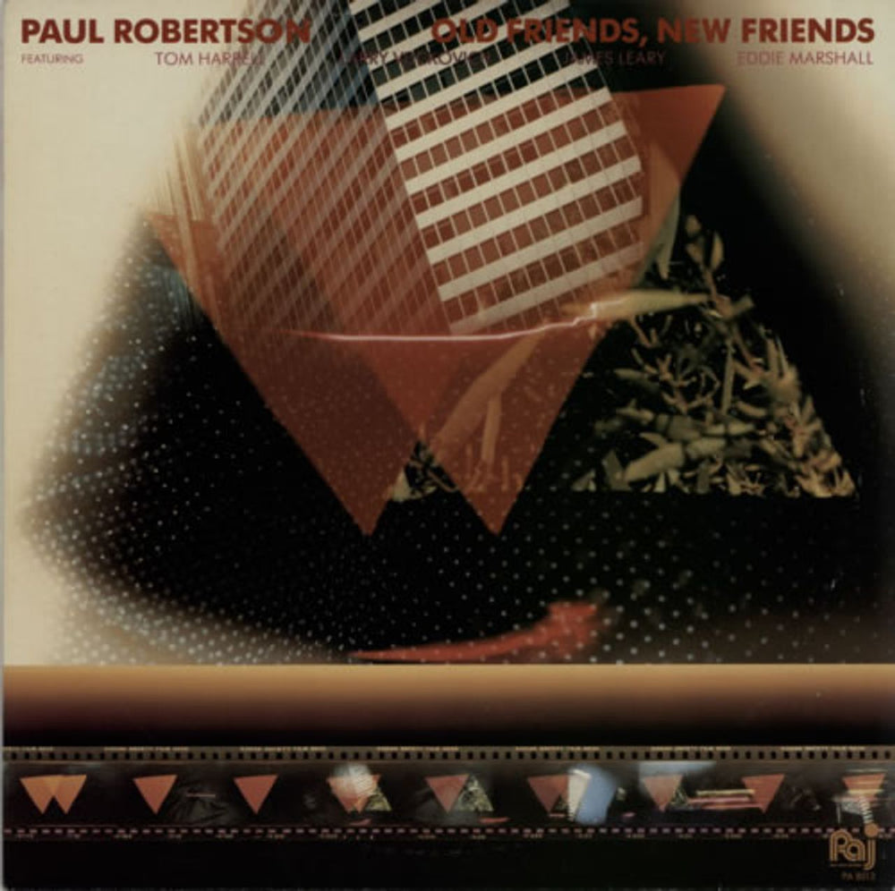 Paul Robertson Old Friends, New Friends Italian vinyl LP album (LP record) PA8013