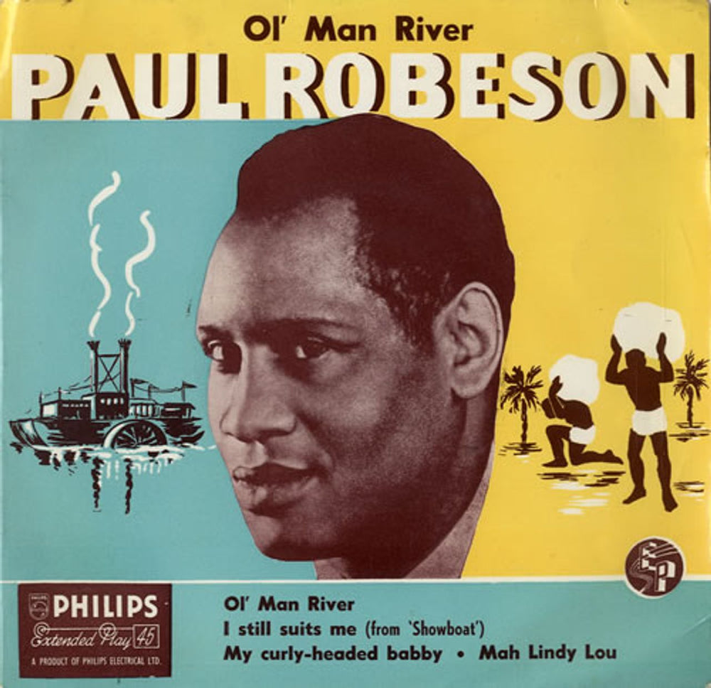 Paul Robeson Ol' Man River UK 7" vinyl single (7 inch record / 45) NBE11071