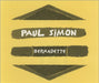 Paul Simon Bernadette UK Promo CD single (CD5 / 5") PRO6329