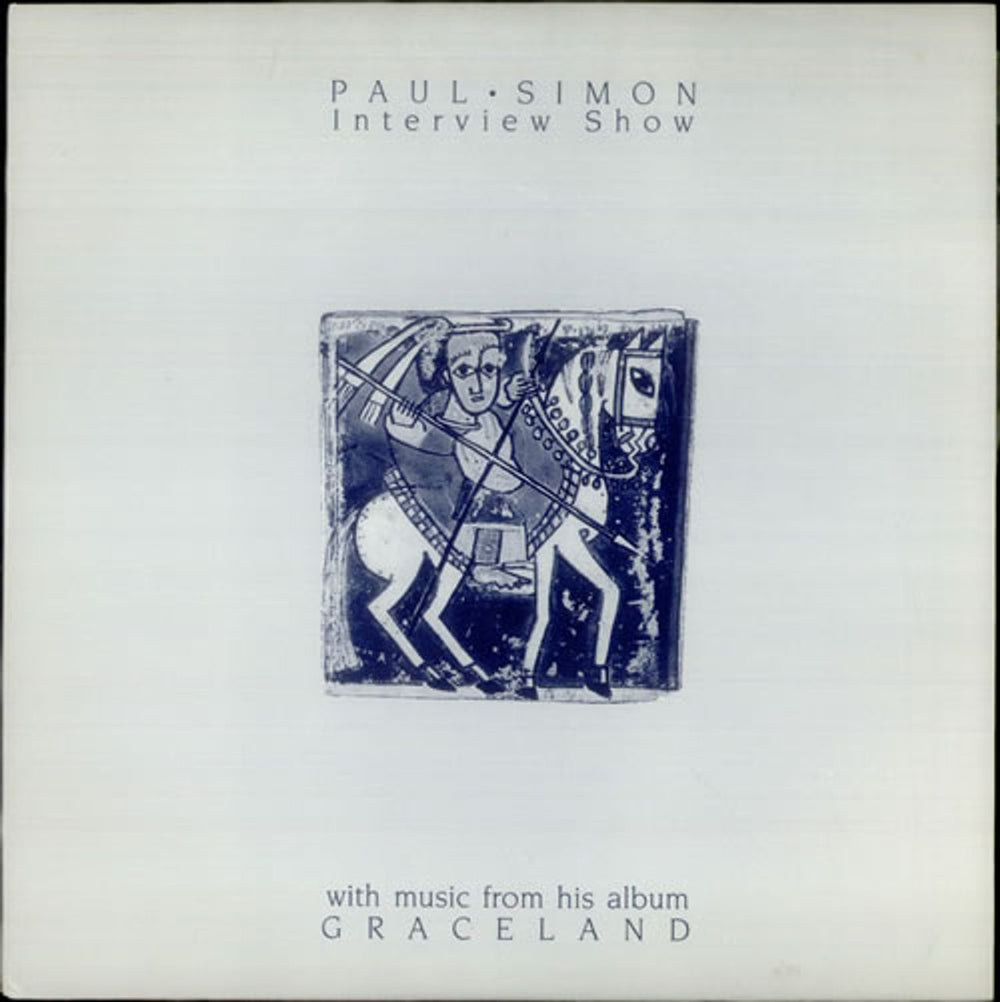 Paul Simon Interview Show - Graceland US Promo 2-LP vinyl record set (Double LP Album) WBMS140