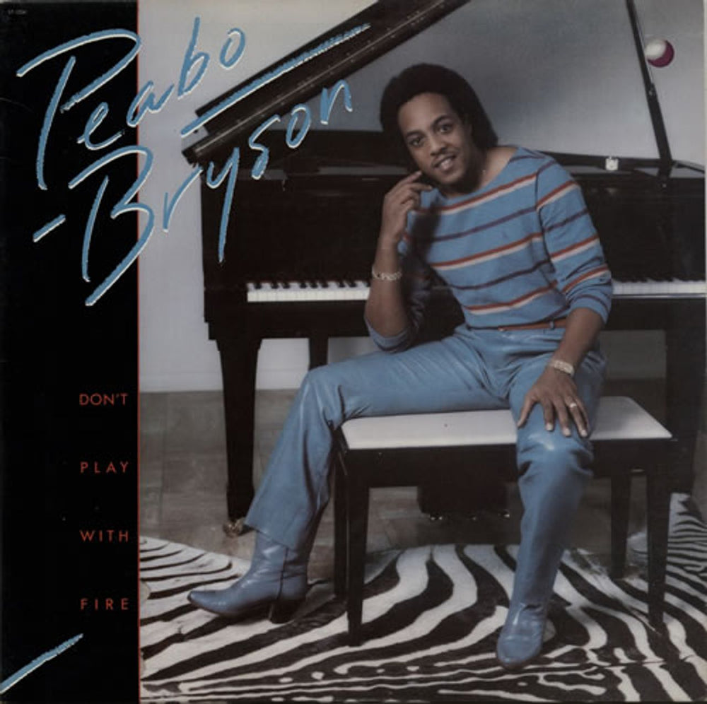 Peabo Bryson Don't Play With Fire - Promo Hole US vinyl LP album (LP record) ST-12241