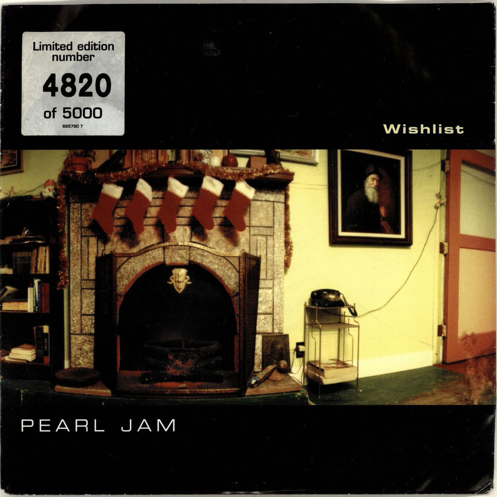 Pearl Jam Wishlist UK 7" vinyl single (7 inch record / 45) 6657907