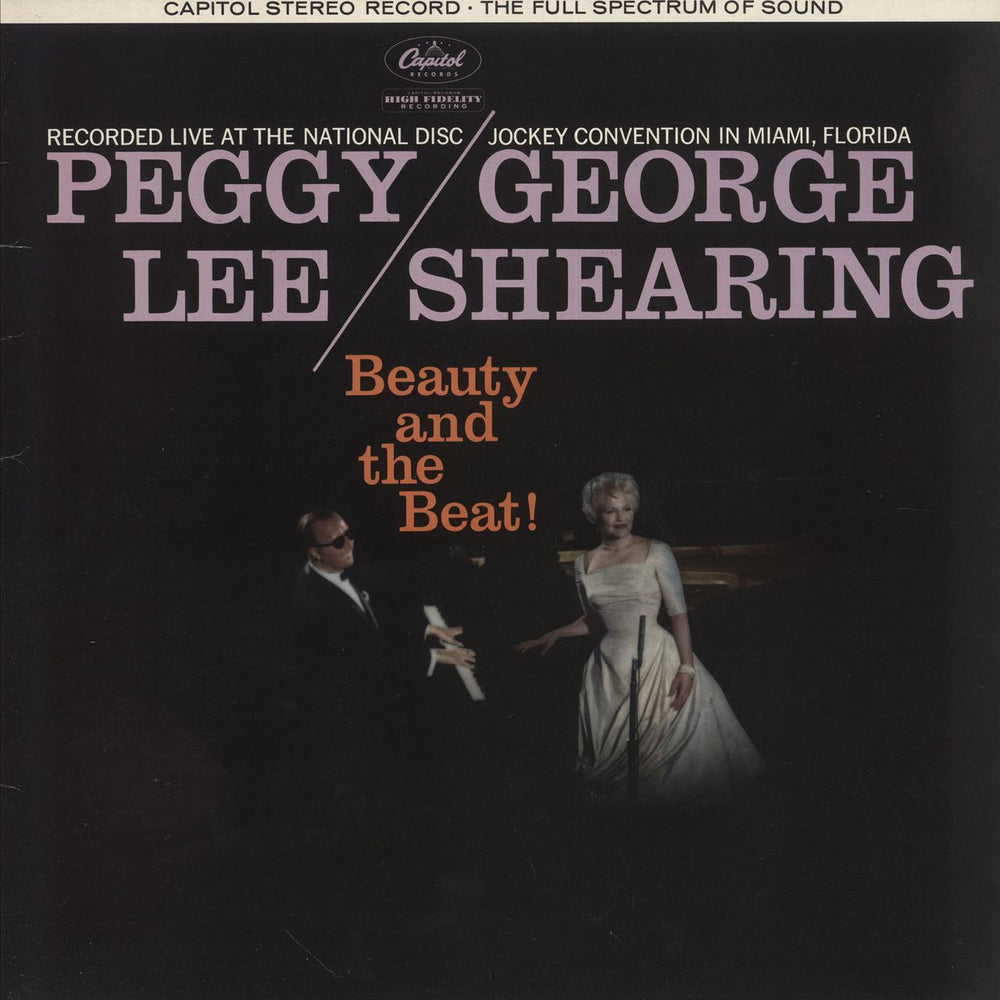 Peggy Lee Beauty And The Beat! UK vinyl LP album (LP record) EMS1158