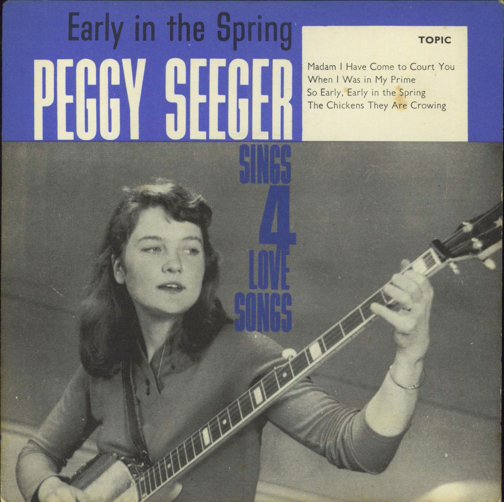 Peggy Seeger Early In The Spring UK 7" vinyl single (7 inch record / 45) TOP73