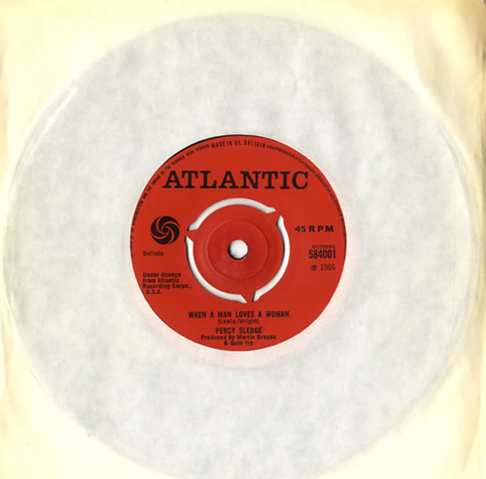 Percy Sledge When A Man Loves A Woman - 3pr UK 7" vinyl single (7 inch record / 45) 584001