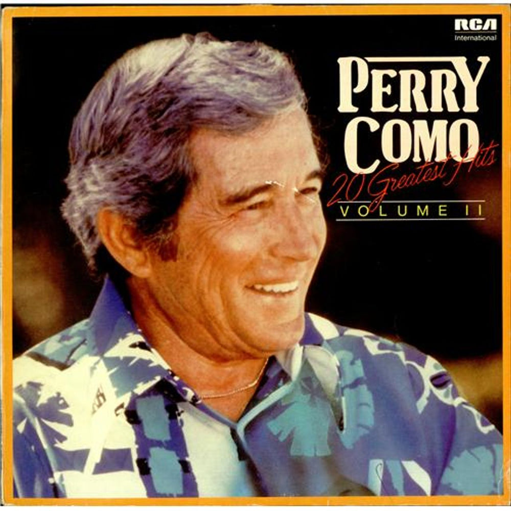 Perry Como 20 Greatest Hits Volume II UK vinyl LP album (LP record) INTS5118