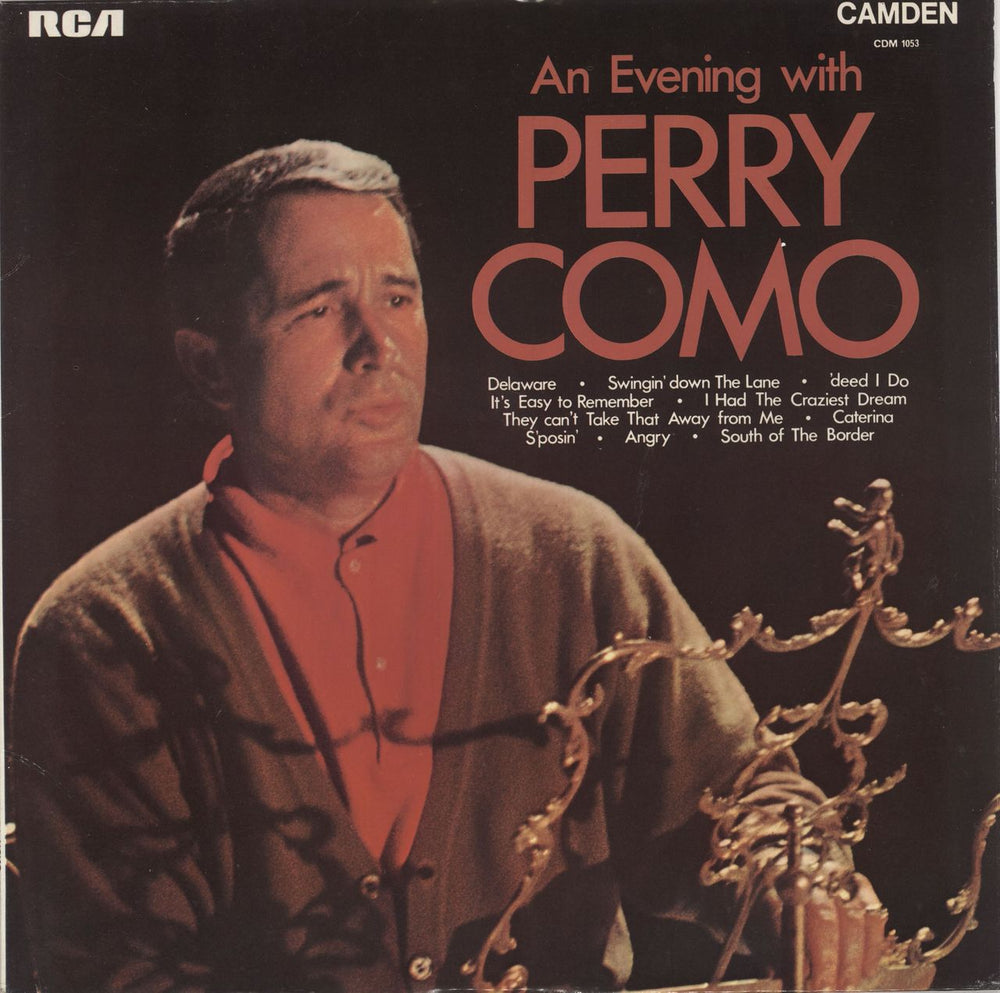 Perry Como An Evening With Perry Como UK vinyl LP album (LP record) CDM1053
