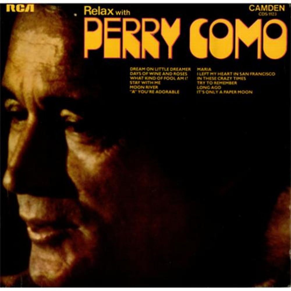 Perry Como Relax With Perry Como UK vinyl LP album (LP record) CDS1123