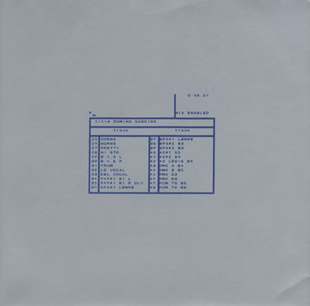 Pet Shop Boys Domino Dancing - Double Sleeve issue UK 12" vinyl single (12 inch record / Maxi-single) PSB12DO04220