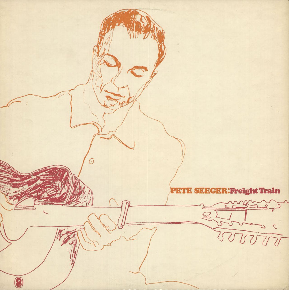 Pete Seeger Freight Train UK vinyl LP album (LP record) ST752