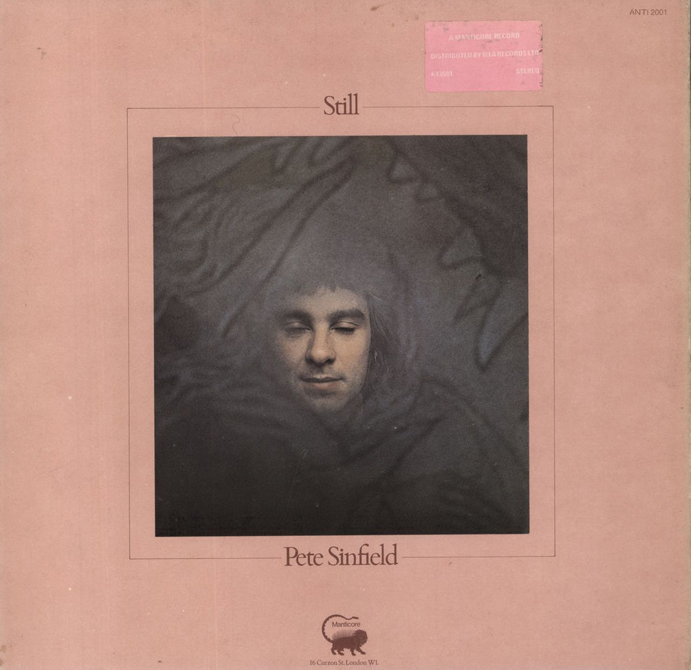 Pete Sinfield Still - Pasted Sleeve - VG UK vinyl LP album (LP record)