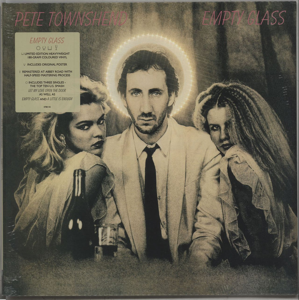 Pete Townshend Empty Glass - Clear Vinyl - Sealed UK vinyl LP album (LP record) 4780143