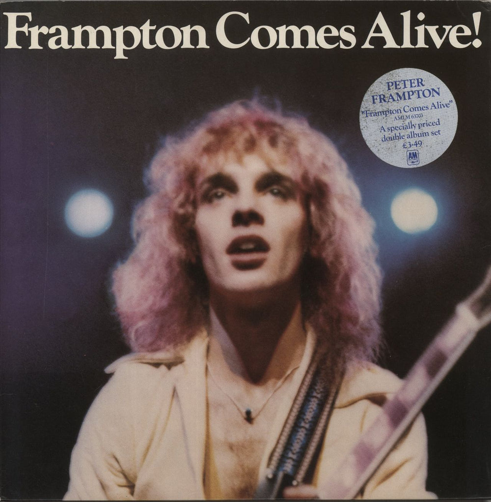 Peter Frampton Frampton Comes Alive! - Hype/Price Stickered UK 2-LP vinyl record set (Double LP Album) AMLM63703