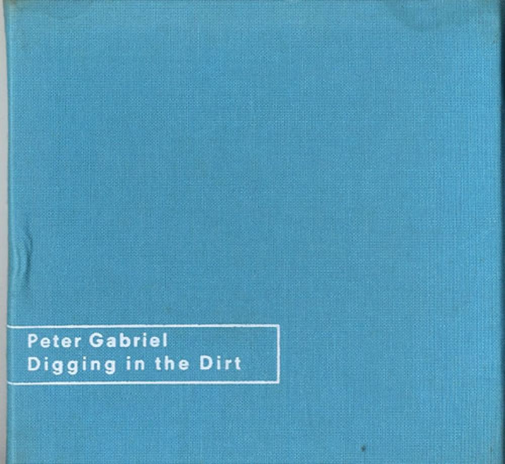 Peter Gabriel Digging The Dirt - Blue Linen Box UK CD single (CD5 / 5") PGSDX7