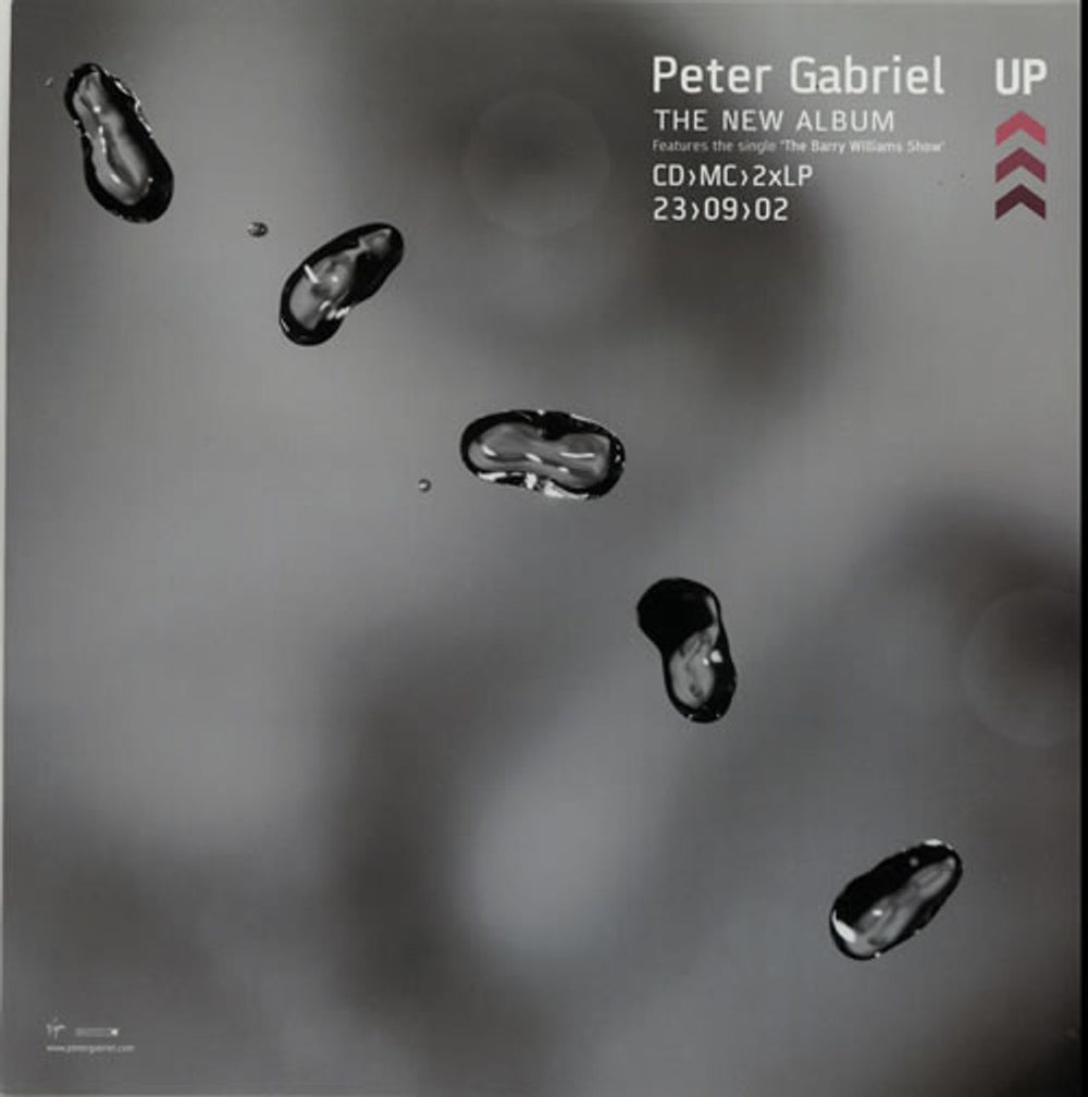 Peter Gabriel Up UK Promo display PROMO DISPLAY