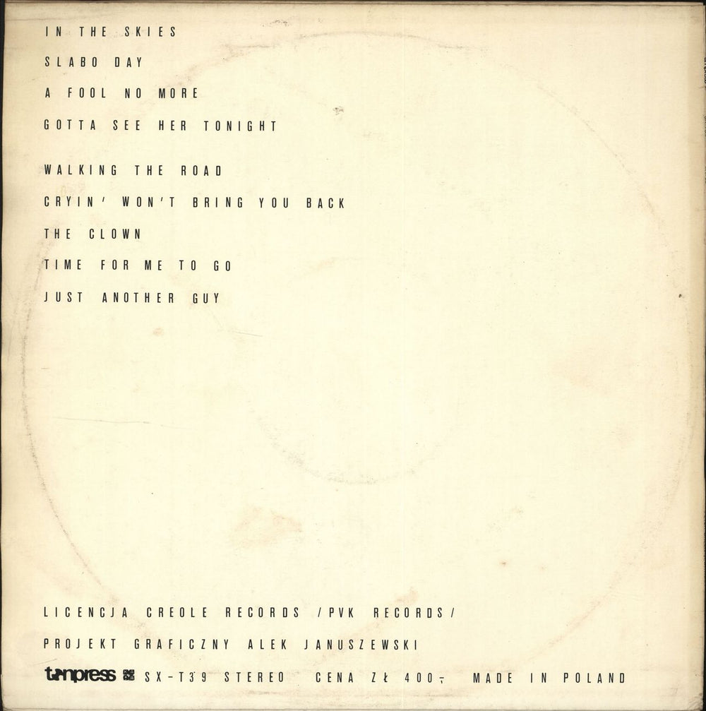 Peter Green Portrait Polish vinyl LP album (LP record)