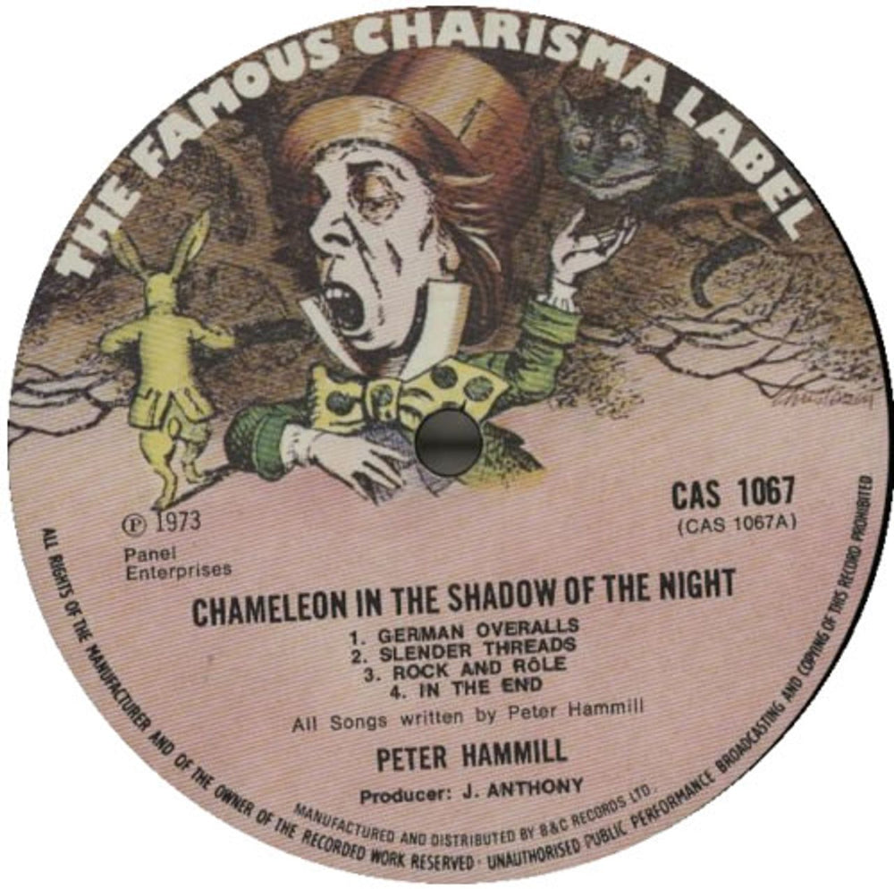 Peter Hammill Chameleon In The Shadow Of The Night - 1st UK vinyl LP album (LP record) HMLLPCH586984