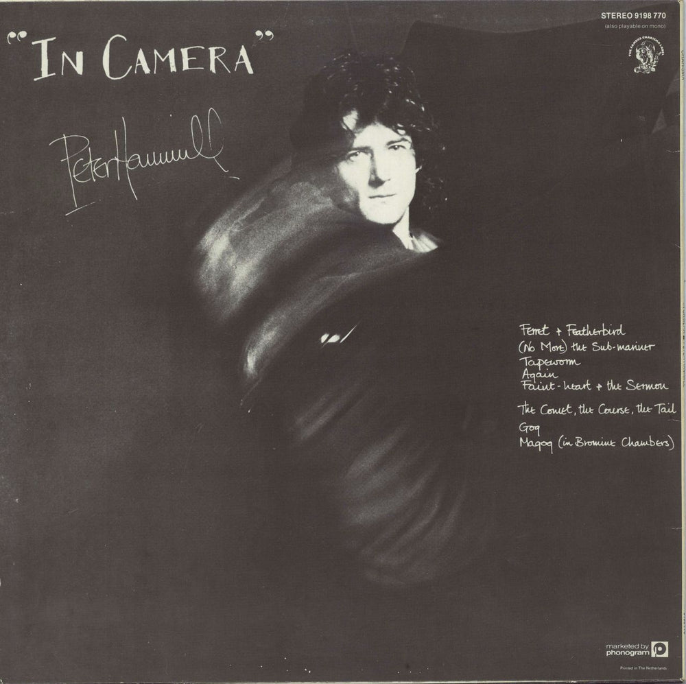 Peter Hammill In Camera Dutch vinyl LP album (LP record)