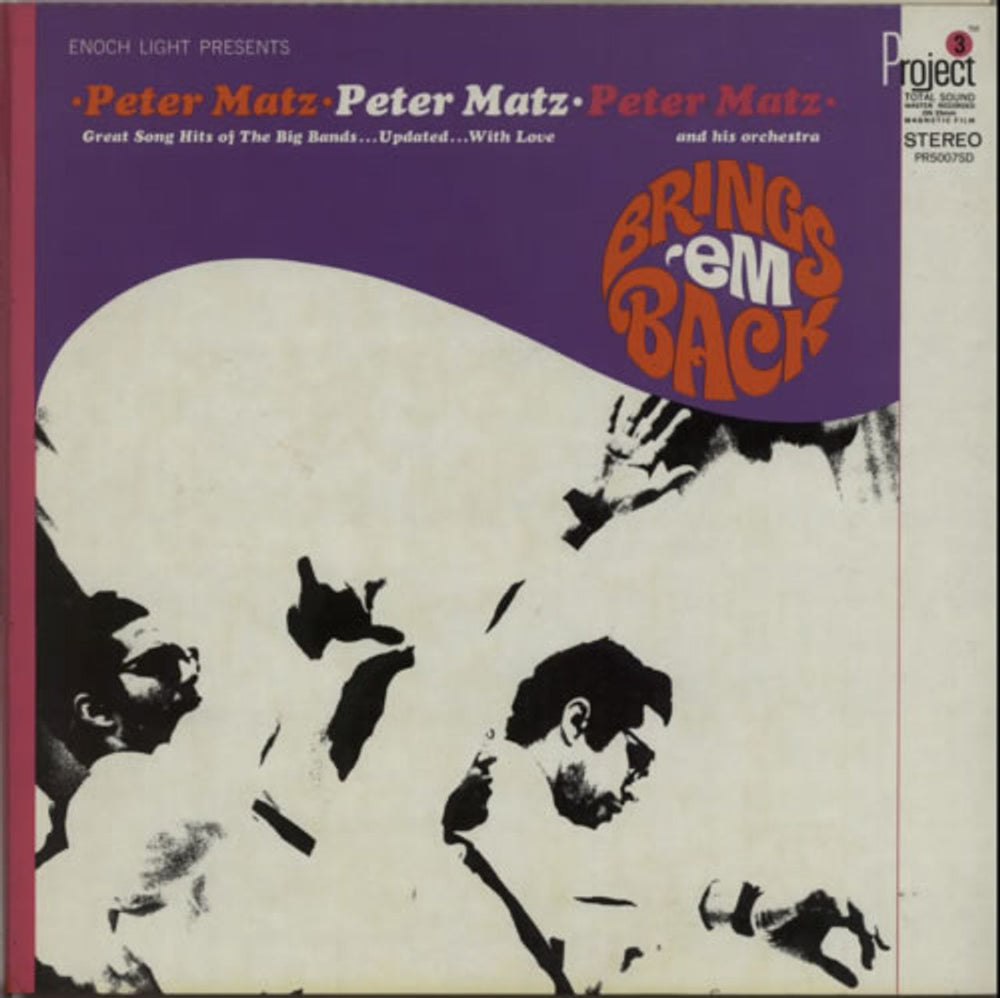 Peter Matz Brings 'Em Back US vinyl LP album (LP record) PR5007SD