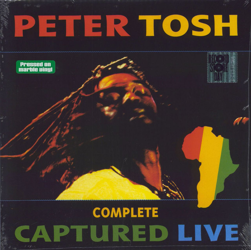 Peter Tosh Complete Captured Live - RSD 2022 - Marbled vinyl UK vinyl LP album (LP record) EG2401671