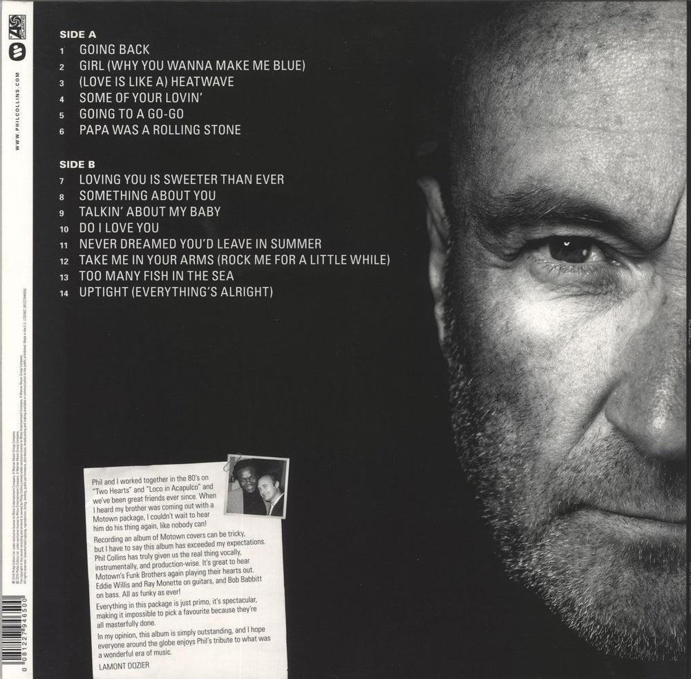 Phil Collins The Essential Going Back - Remastered 180 Gram Vinyl UK vinyl LP album (LP record) 081227946500