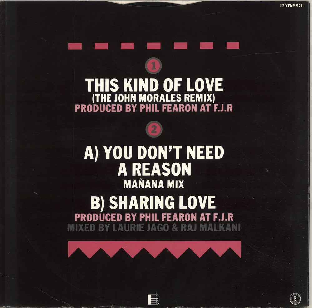 Phil Fearon & Galaxy This Kind Of Love UK 12" vinyl single (12 inch record / Maxi-single)