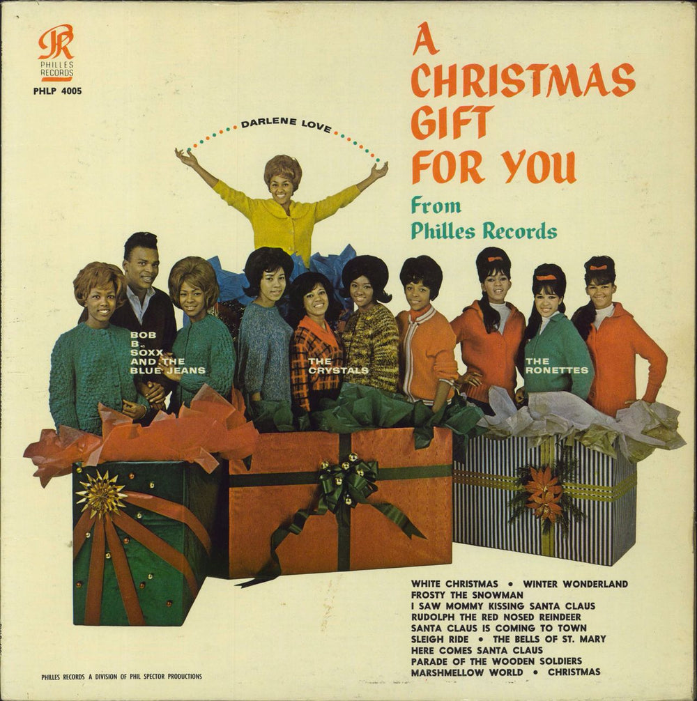 Phil Spector A Christmas Gift For You From Philles Records - Abbey Pressing - EX US vinyl LP album (LP record) PHLP-4005
