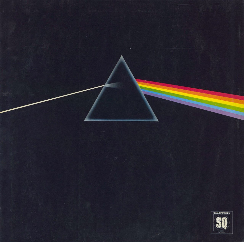 Pink Floyd The Dark Side Of The Moon - Quad - EX UK vinyl LP album (LP record) Q4SHVL804