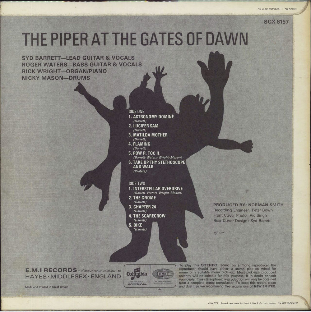 Pink Floyd The Piper At The Gates Of Dawn - 1st (b) UK vinyl LP album (LP record)