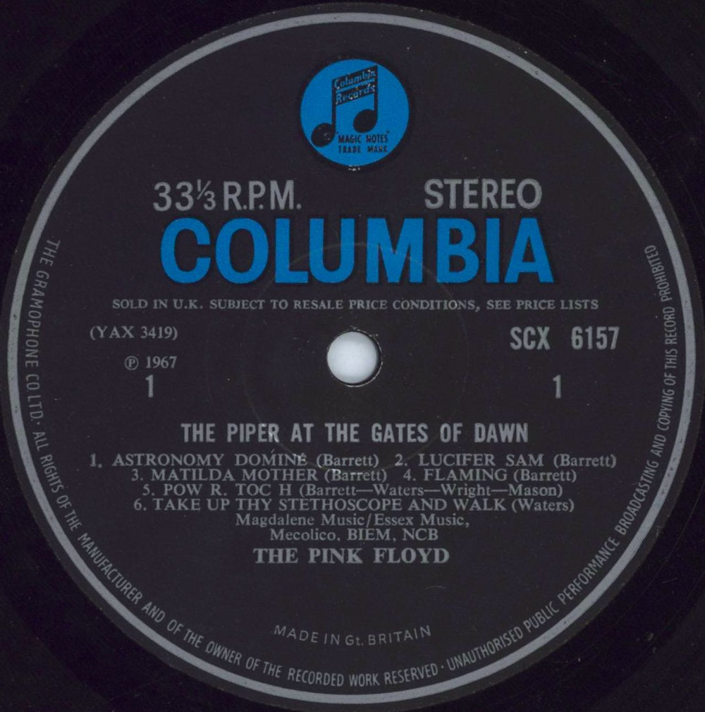 Pink Floyd The Piper At The Gates Of Dawn - 1st (b) UK vinyl LP album (LP record) PINLPTH612589