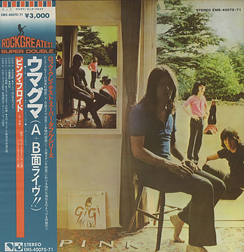 Pink Floyd Ummagumma Japanese 2-LP vinyl record set (Double LP Album) EMS-40070.71