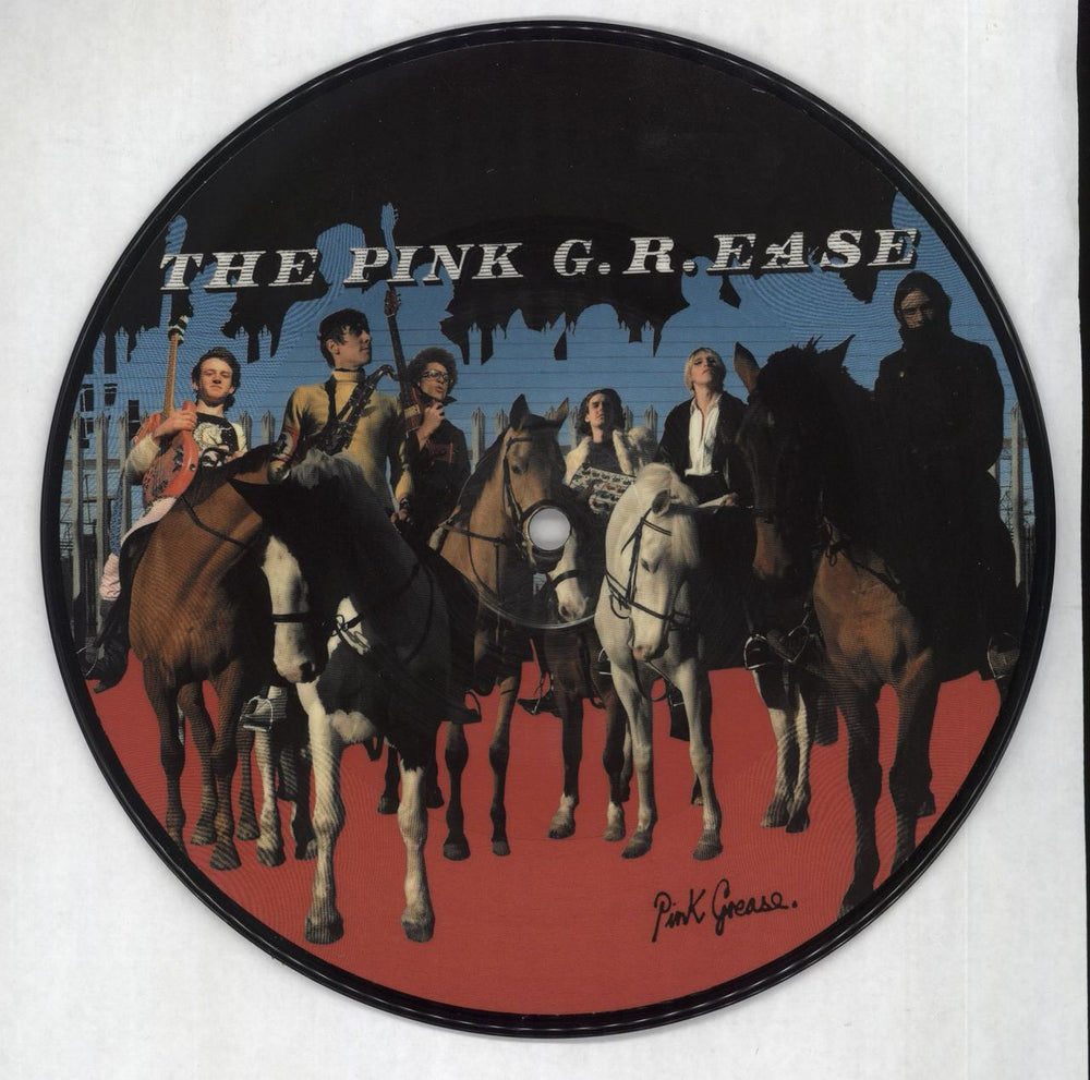 Pink Grease The Pink G. R. Ease UK 7" vinyl picture disc (7 inch picture disc single) MUTE316