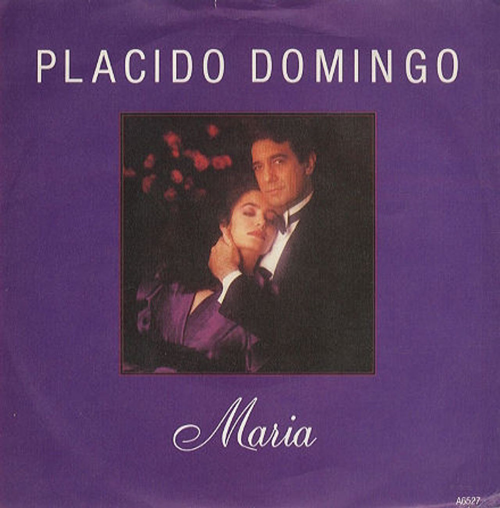 Placido Domingo Maria UK 7" vinyl single (7 inch record / 45) A6527