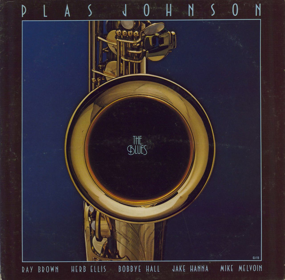 Plas Johnson The Blues US vinyl LP album (LP record) CJ-15