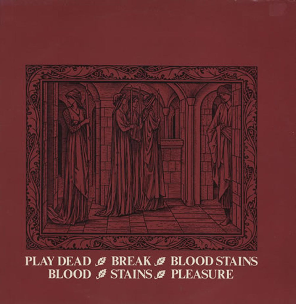 Play Dead Blood. Stains. Pleasure UK 12" vinyl single (12 inch record / Maxi-single) 12CLAY31