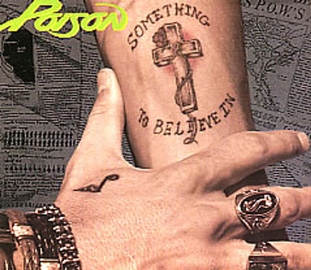 Poison Something To Believe In US Promo CD single (CD5 / 5") DPRO79272
