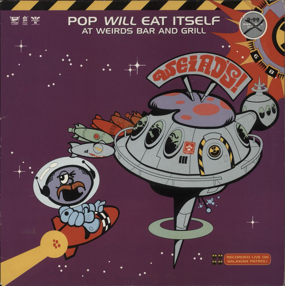 Pop Will Eat Itself At Weirds Bar And Grill UK vinyl LP album (LP record) 74321133431